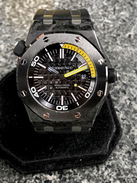 audemars piguet royal oak offshore diver forged carbon|royal oak offshore for sale.